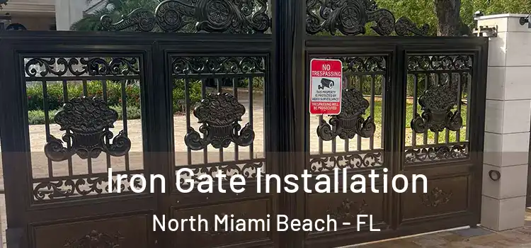 Iron Gate Installation North Miami Beach - FL
